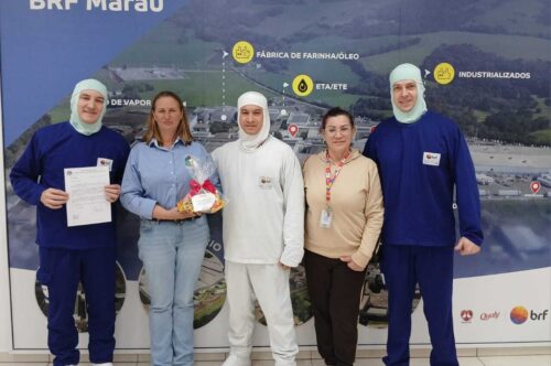 PRESIDENTE DA CÂMARA DE VEREADORES DE IBIRAPUITÃ VISITA EMPRESA BRF EM MARAU E REFORÇA PARCERIA EM PROL DOS TRABALHADORES